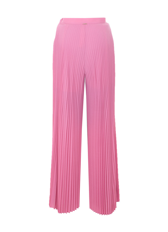 Twin-set Trousers Pink Polyamide