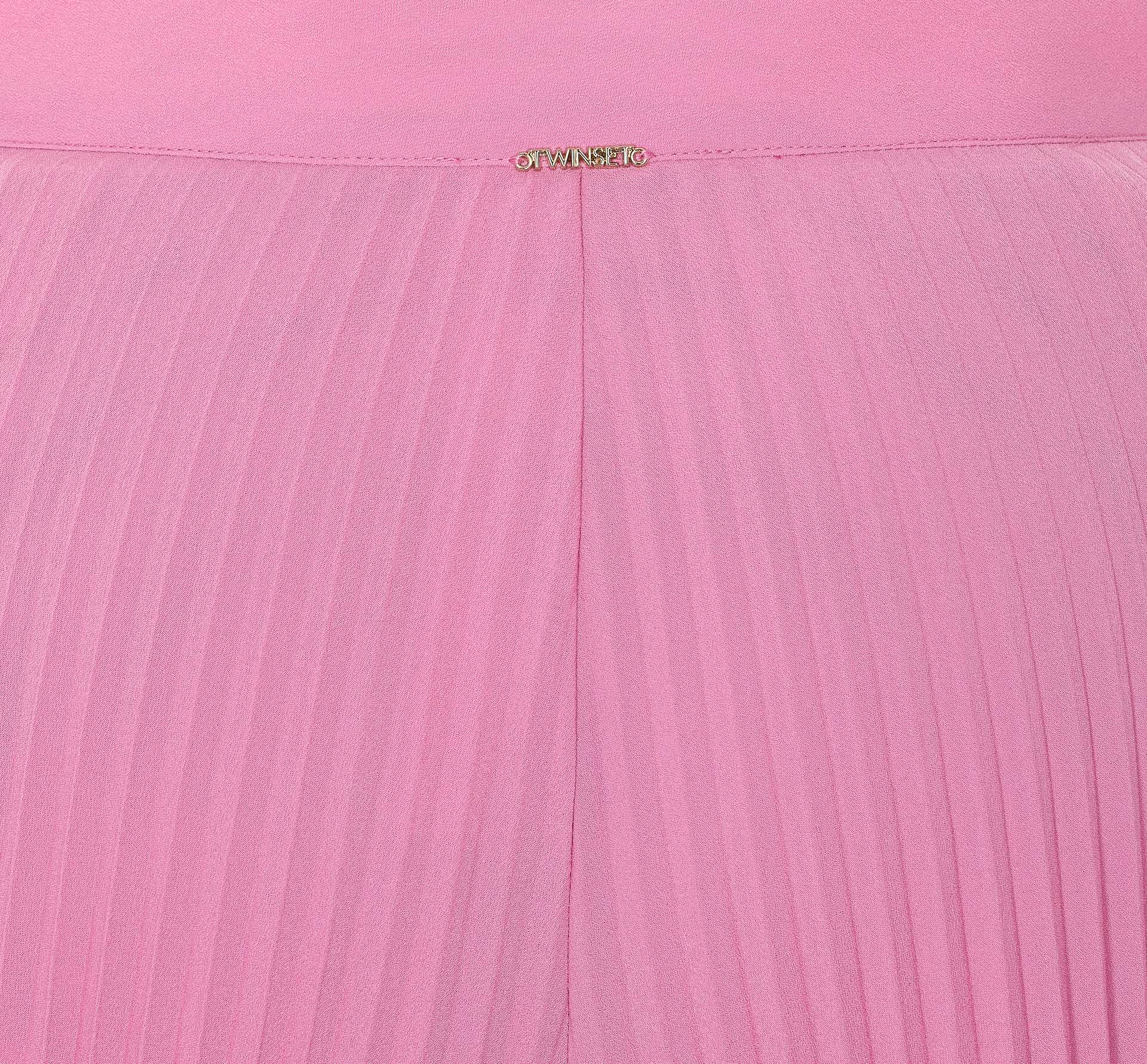 Twin-set Trousers Pink Polyamide