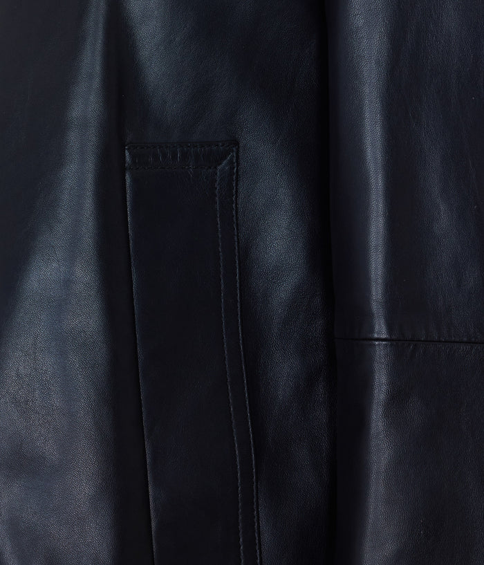 Sportmax Jackets Black Lamb Leather