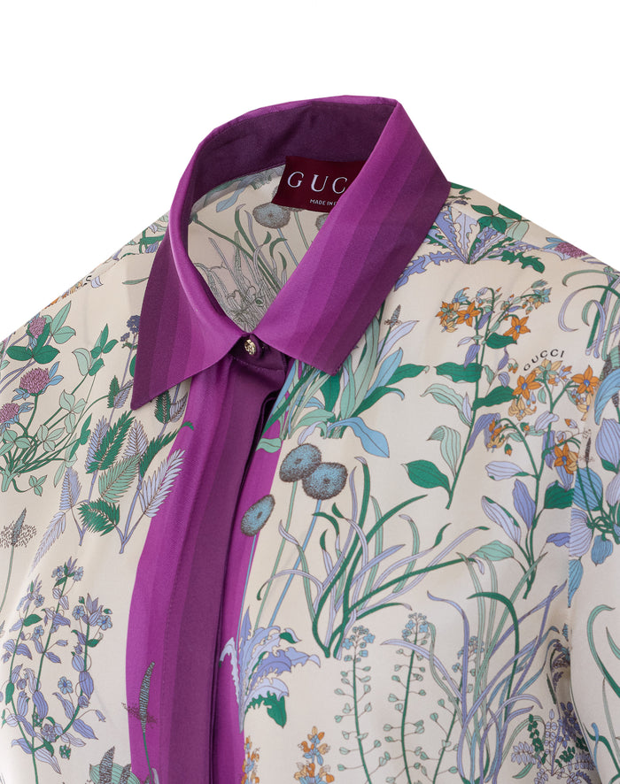 Gucci Shirts White Silk