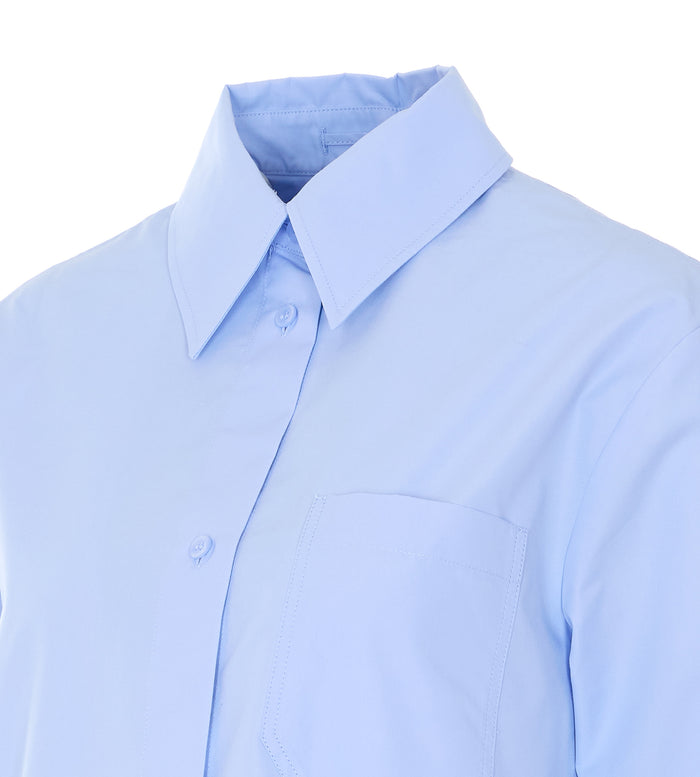 SportMax Shirts Blue Cotton