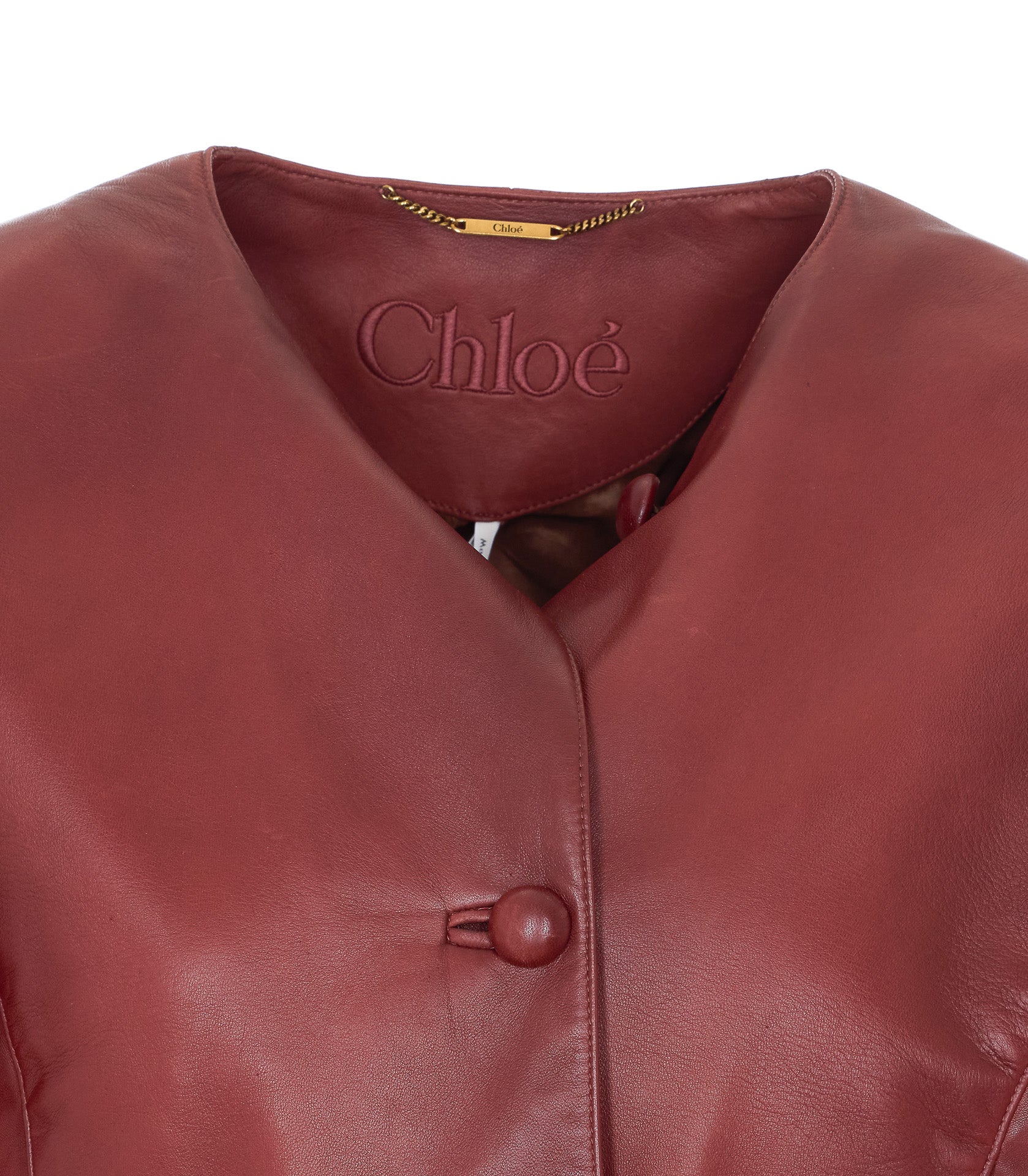 Chloè Jackets Red Cupro
