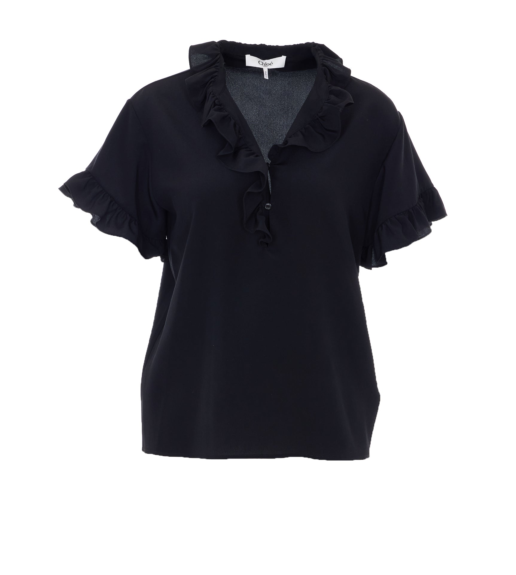Chloè Shirts Black Silk