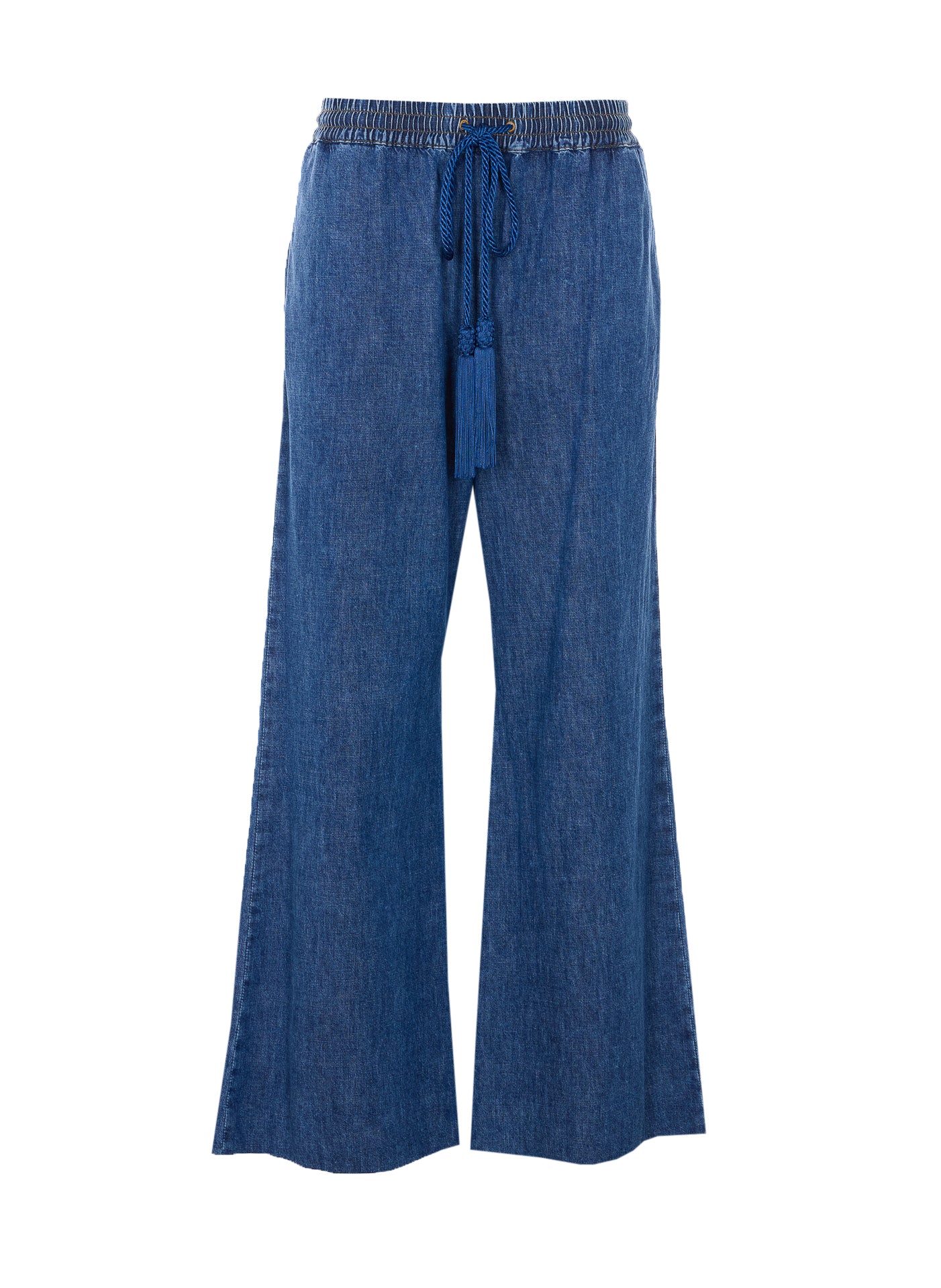 Valentino Garavani Trousers Blue Cotton