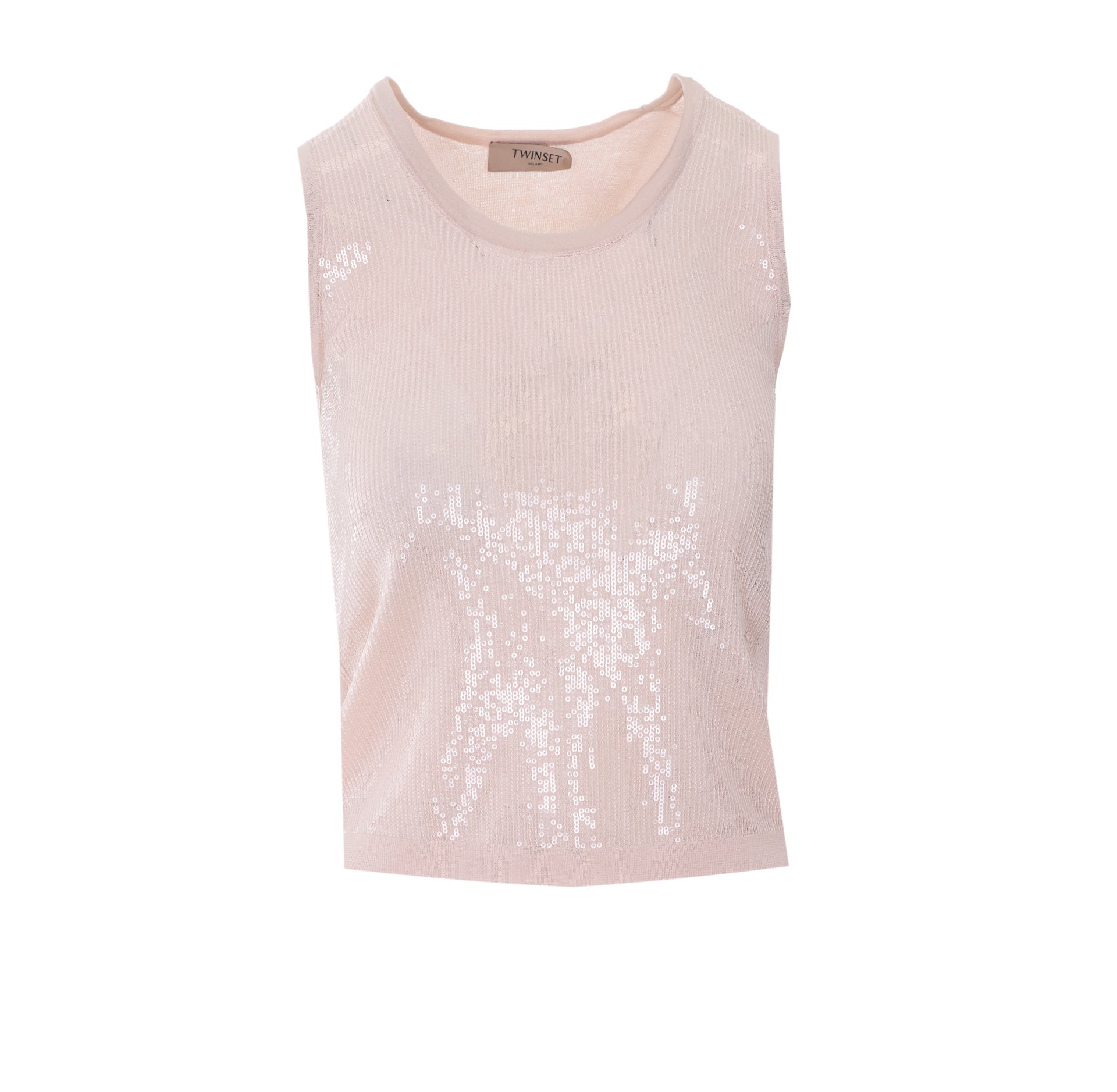 Twin-set Top Pink Cotton