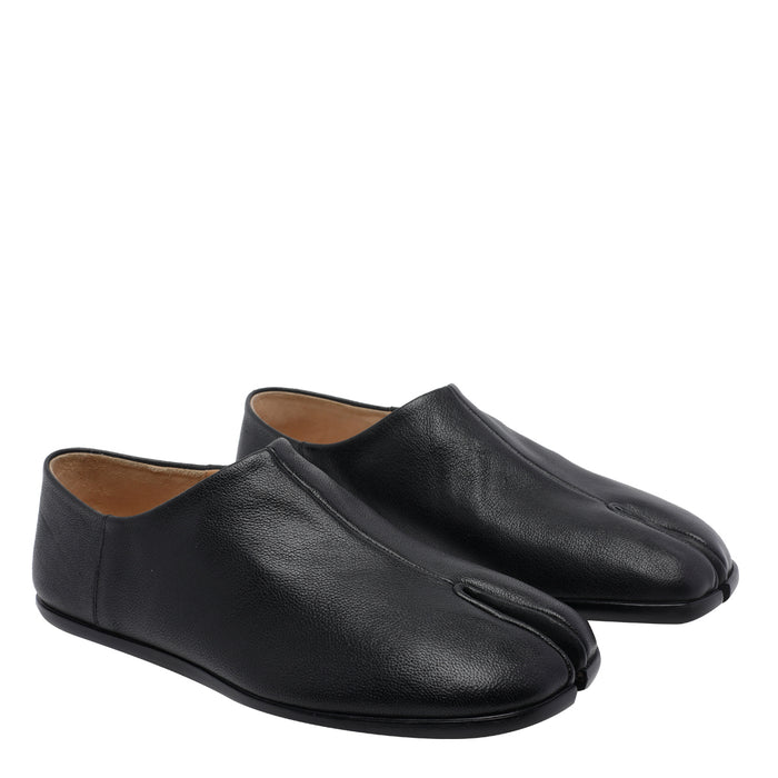 Maison Margiela Flat shoes Black Calf Leather/leather Sole
