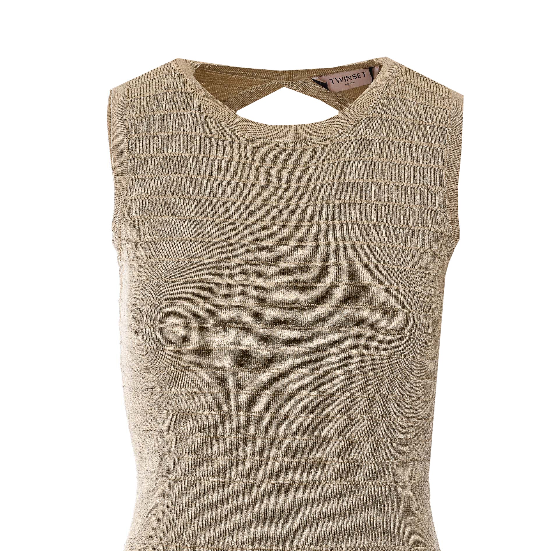 Twin-set Dresses Golden Viscose