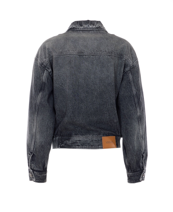 Versace Jackets Grey Cotton