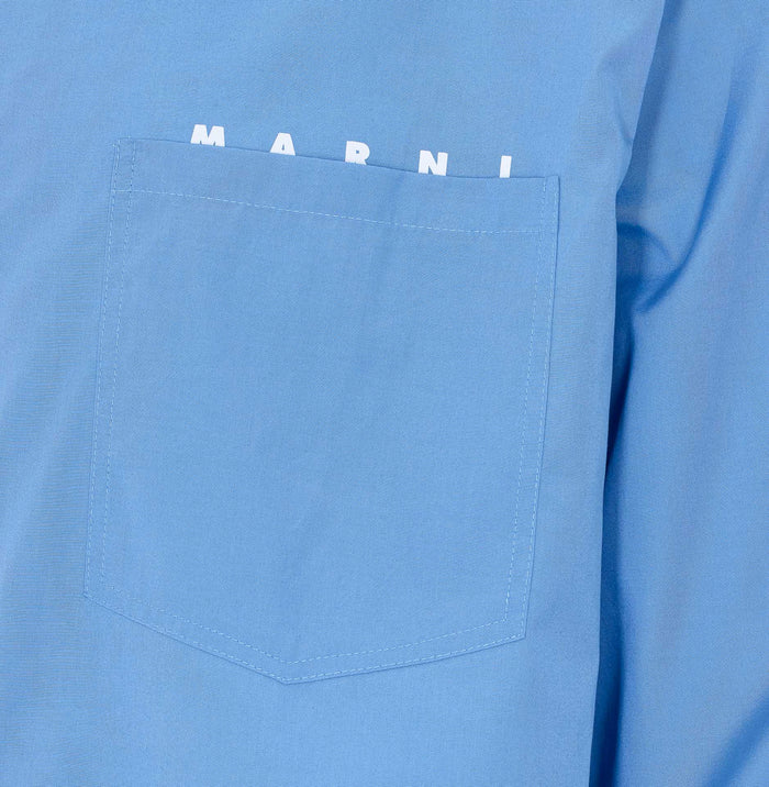 Marni Shirts Blue Cotton