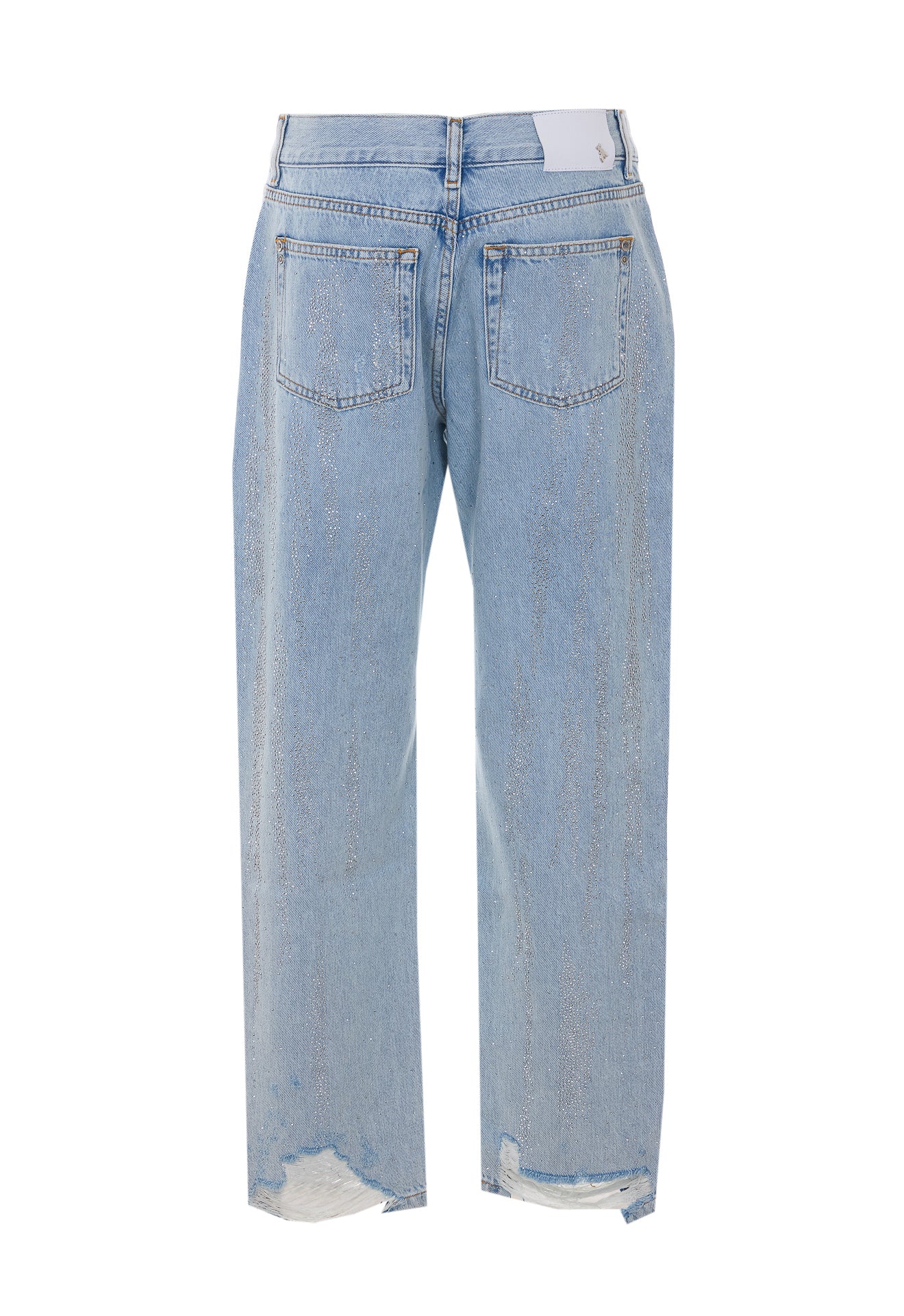 Patrizia Pepe Trousers Blue Cotton