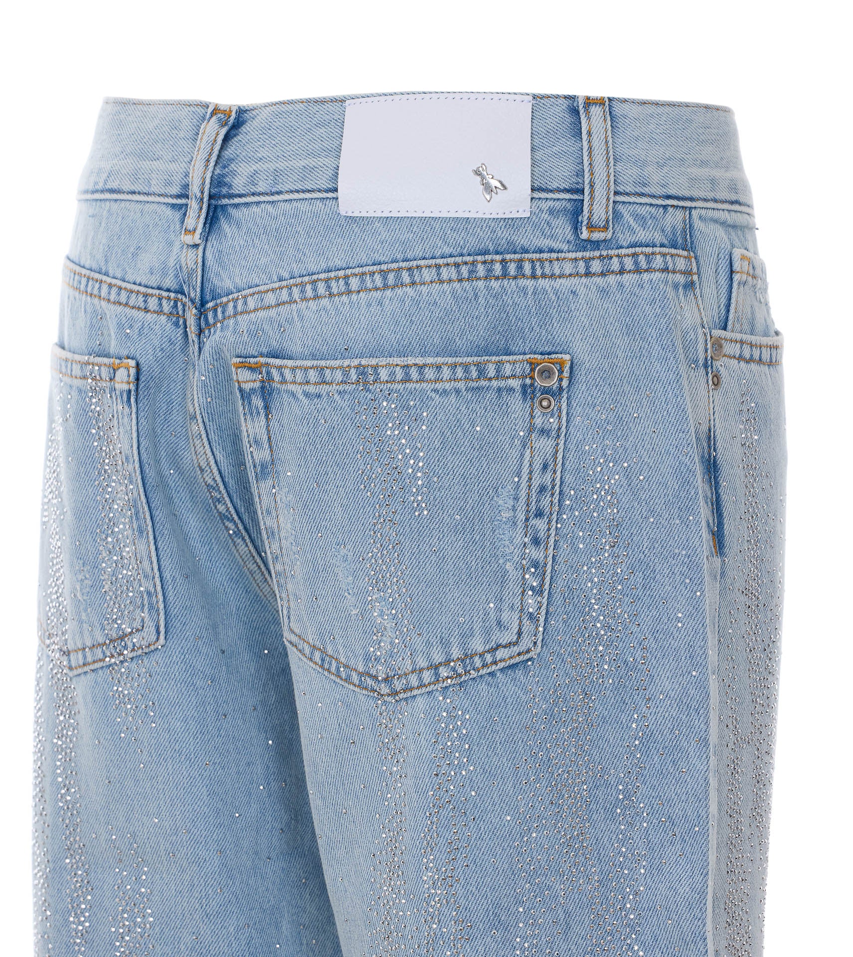 Patrizia Pepe Trousers Blue Cotton