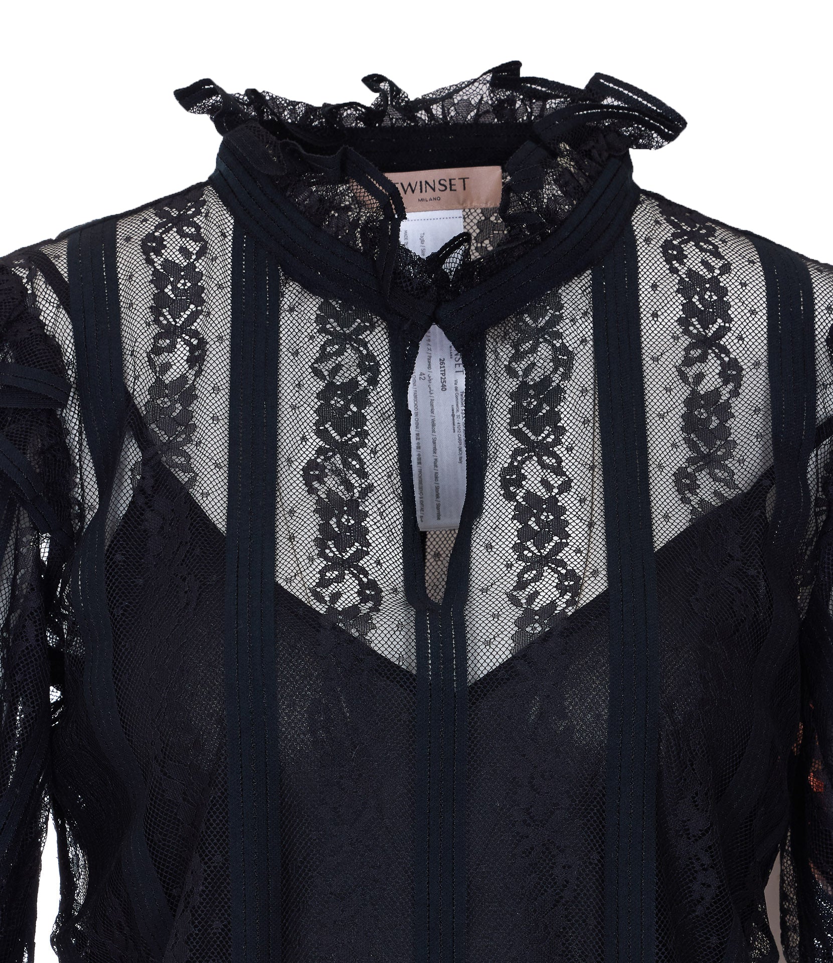 Twin-set T-shirts and Polos Black Polyamide