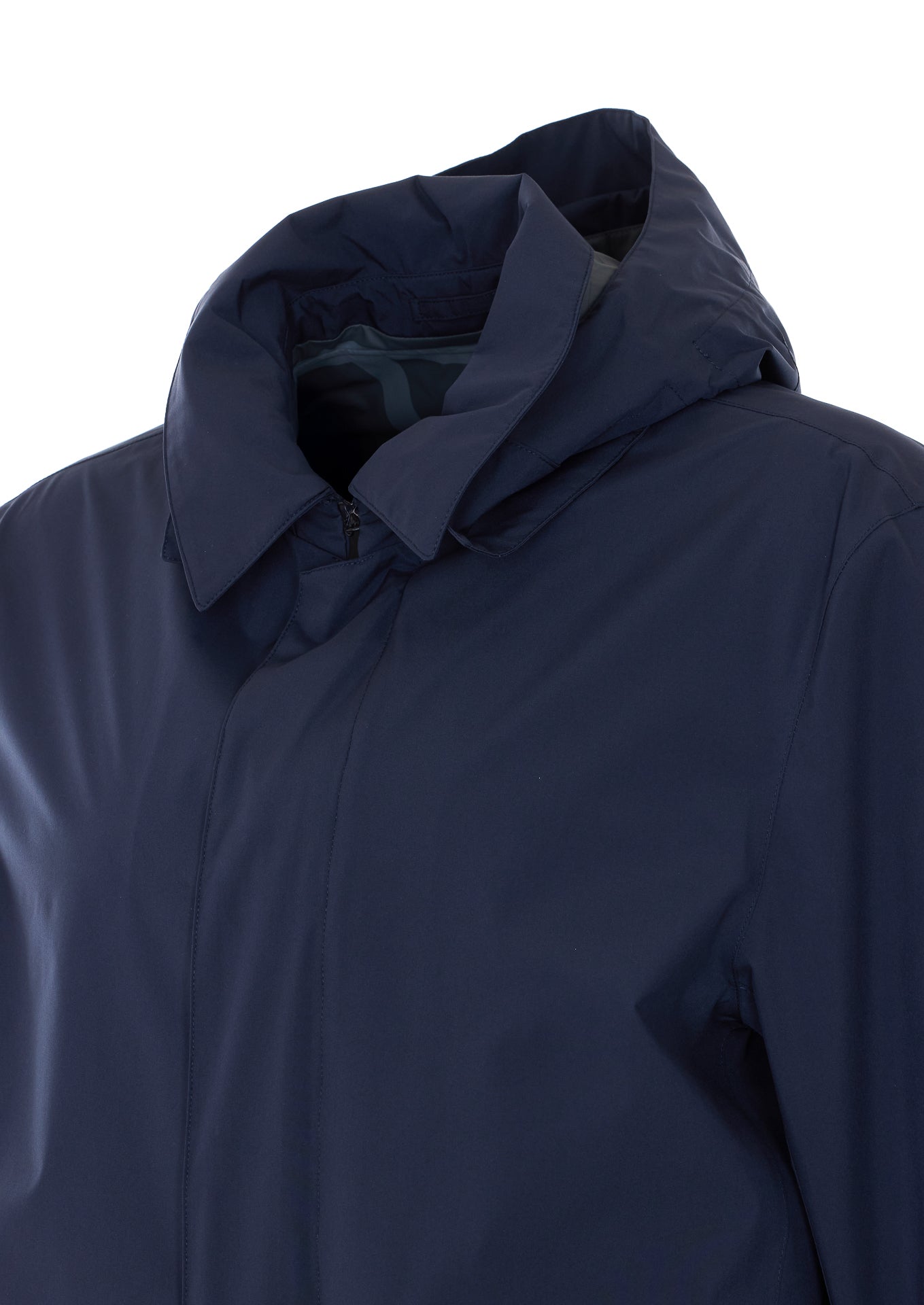 Herno Coats Blue Polyester