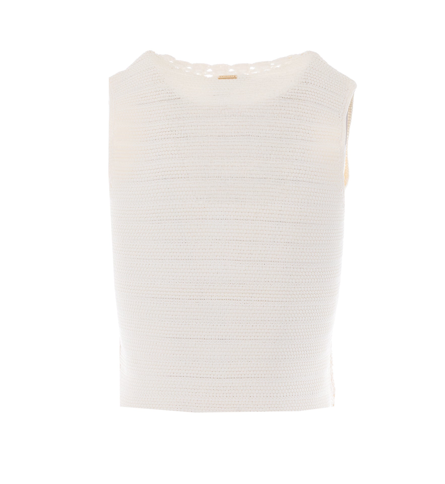 Twin-set Top White Viscose