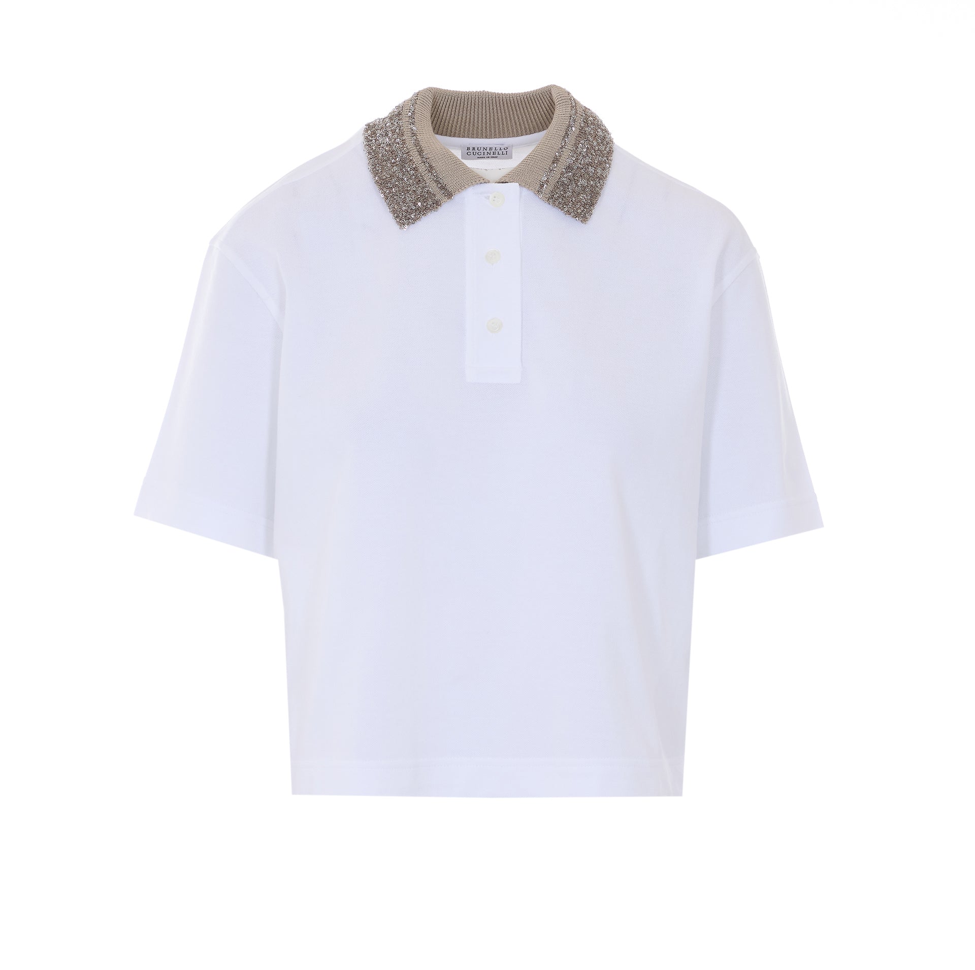Brunello Cucinelli T-shirts and Polos White Cotton