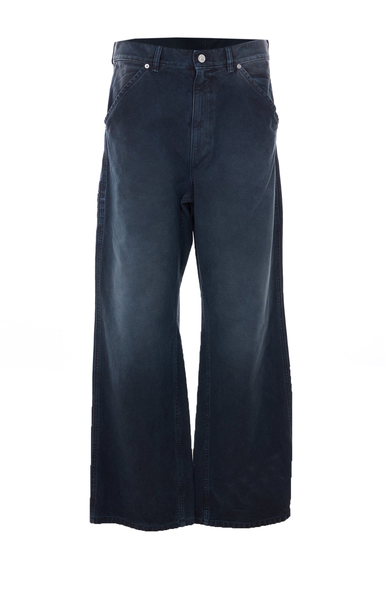 Marni Trousers Blue Cotton