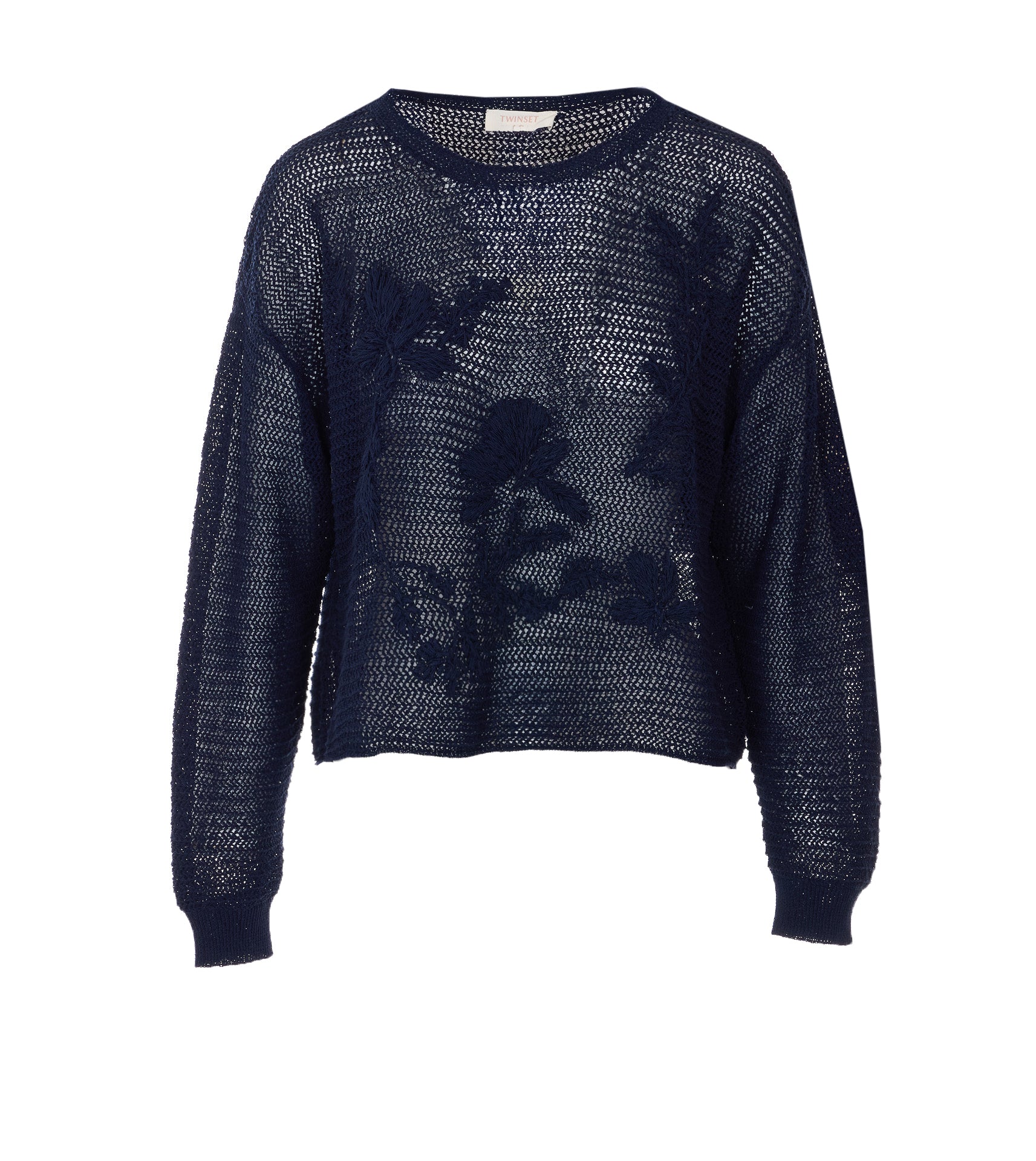 Twin-set Sweaters Blue Cotton