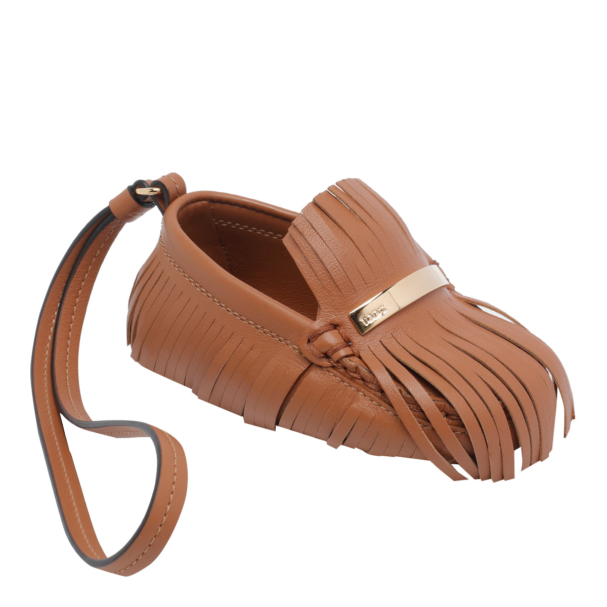 Tods Keychains Brown Calf Leather