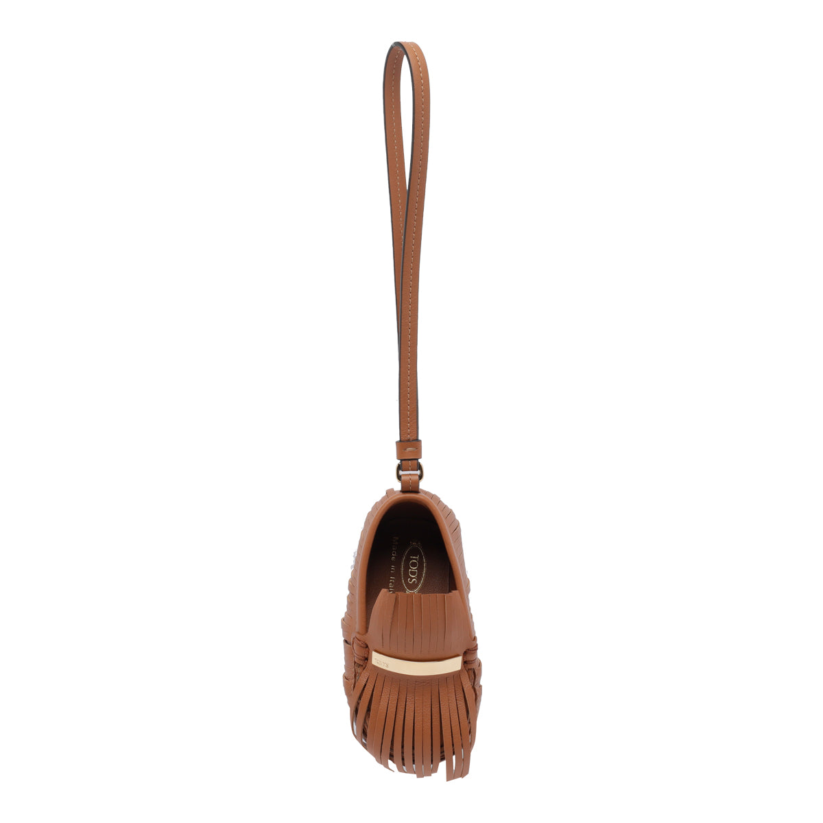 Tods Keychains Brown Calf Leather