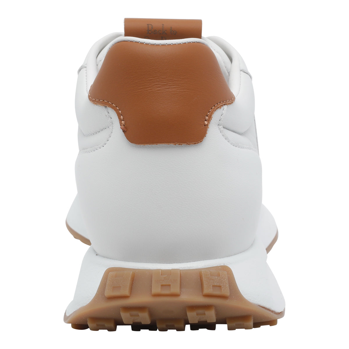 Hogan Sneakers White Calf Leather/rubber Sole
