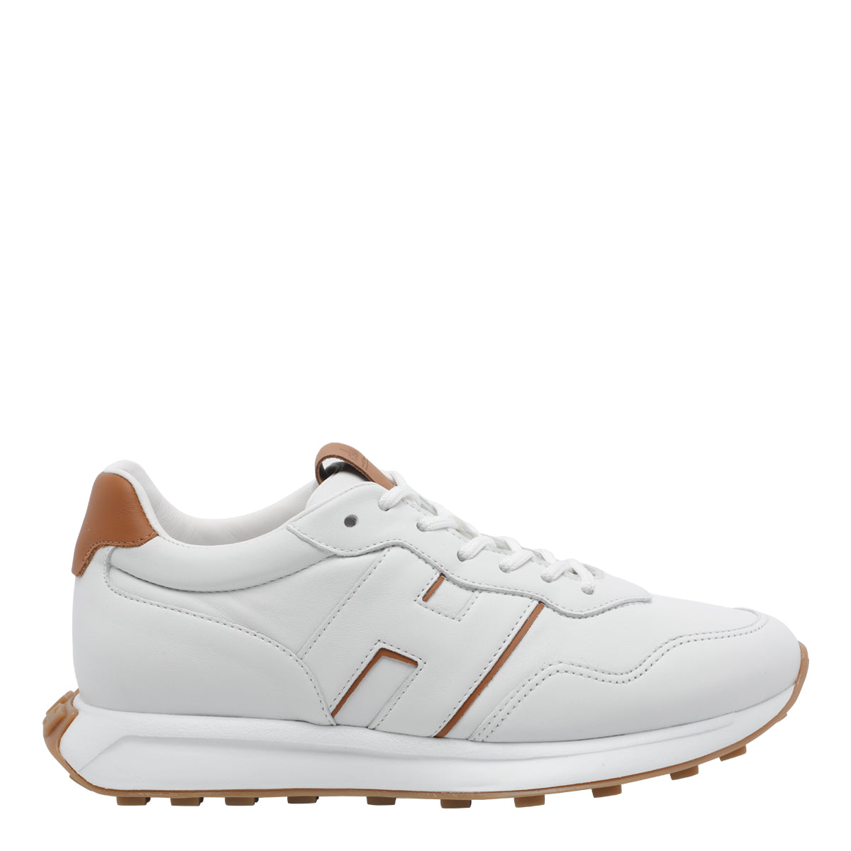 Hogan Sneakers White Calf Leather/rubber Sole