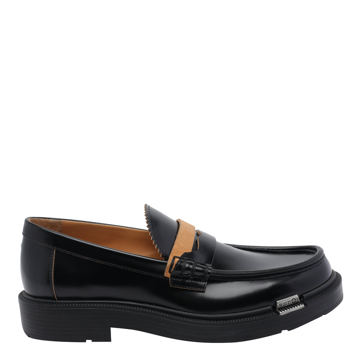 Maison Margiela Flat shoes Black Calf Leather/rubber Sole