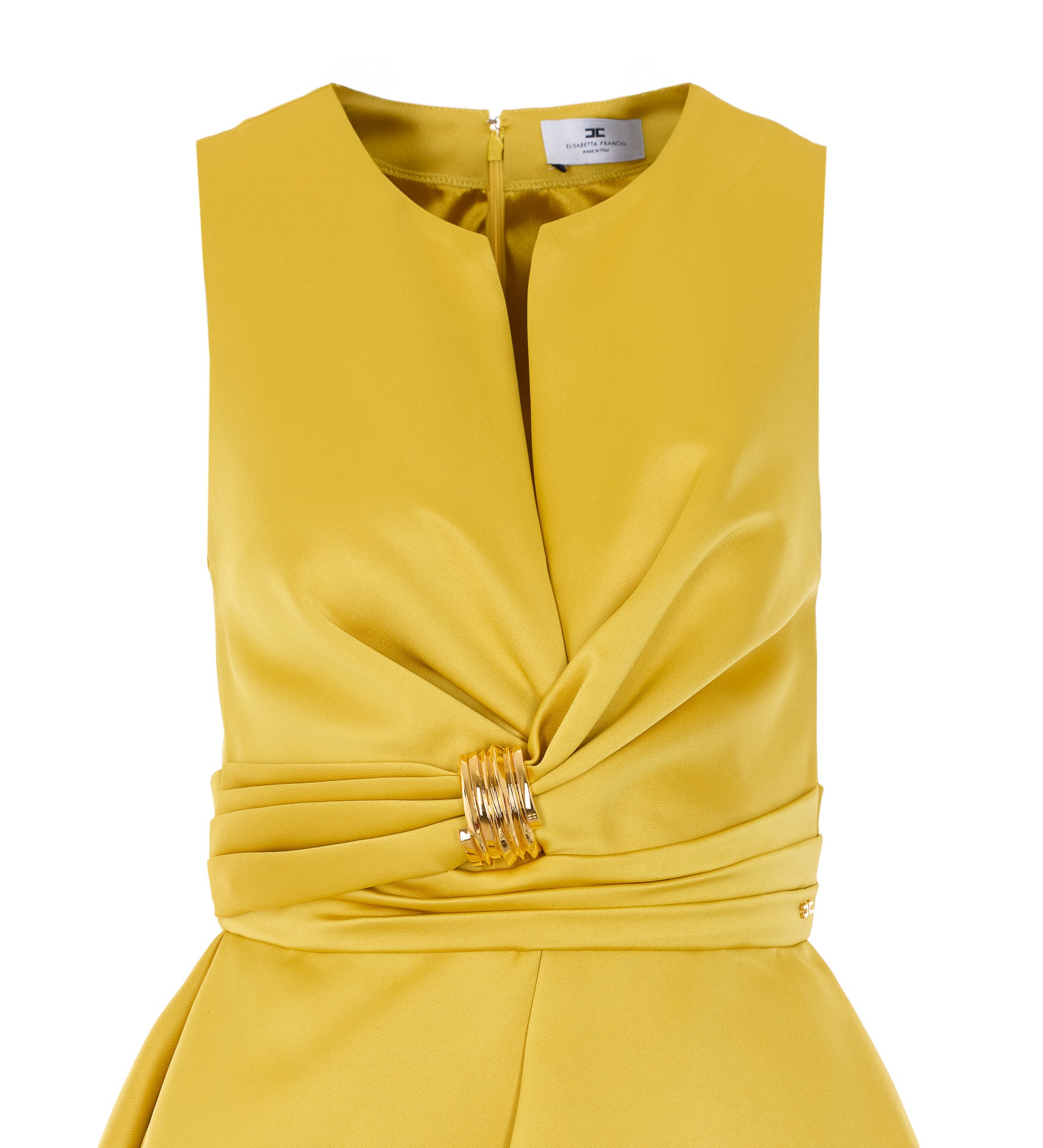 Elisabetta Franchi Dresses Yellow Polyester