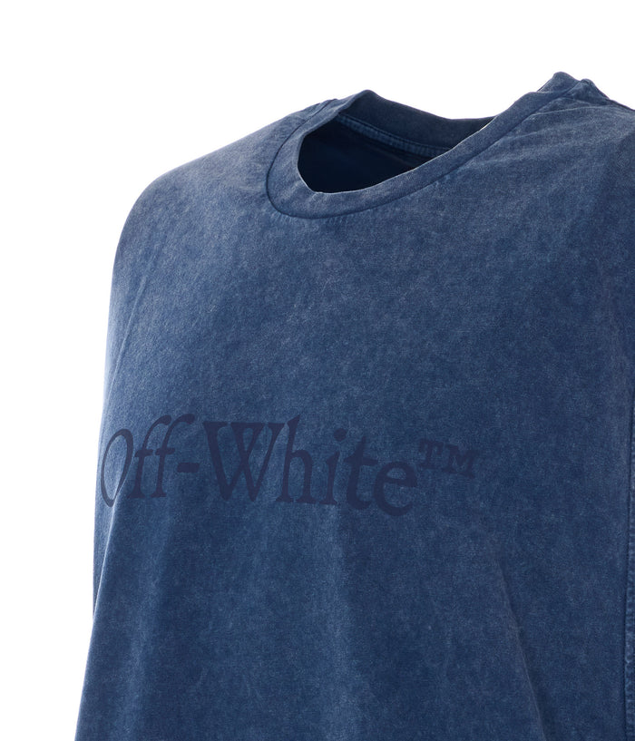 Off White T-shirts and Polos Blue Cotton