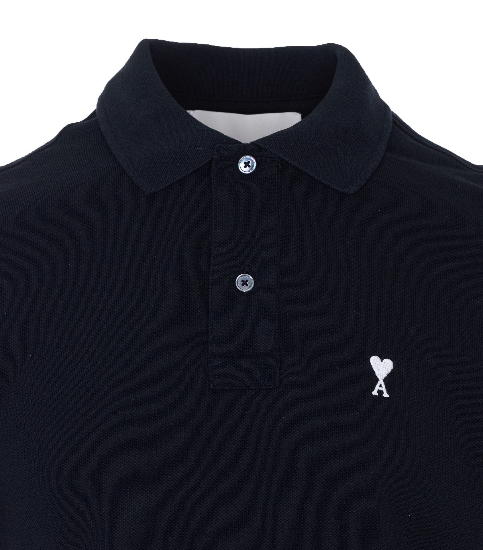 Ami Alexandre Matiussi T-Shirts And Polos Black Cotton