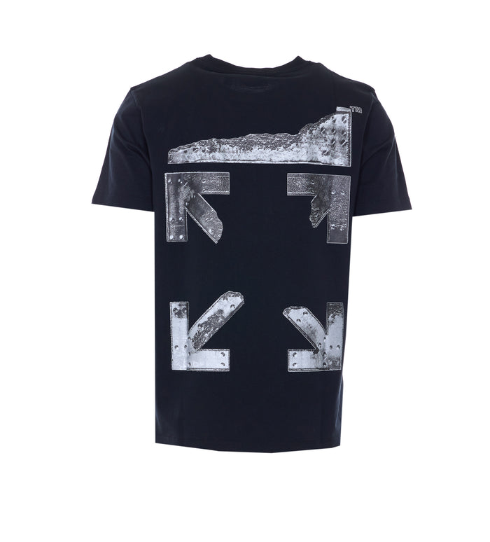 Off White T-Shirts And Polos Black Cotton
