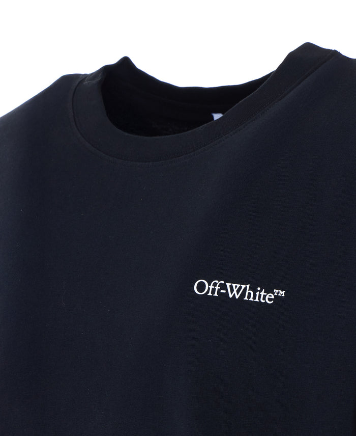 Off White T-Shirts And Polos Black Cotton