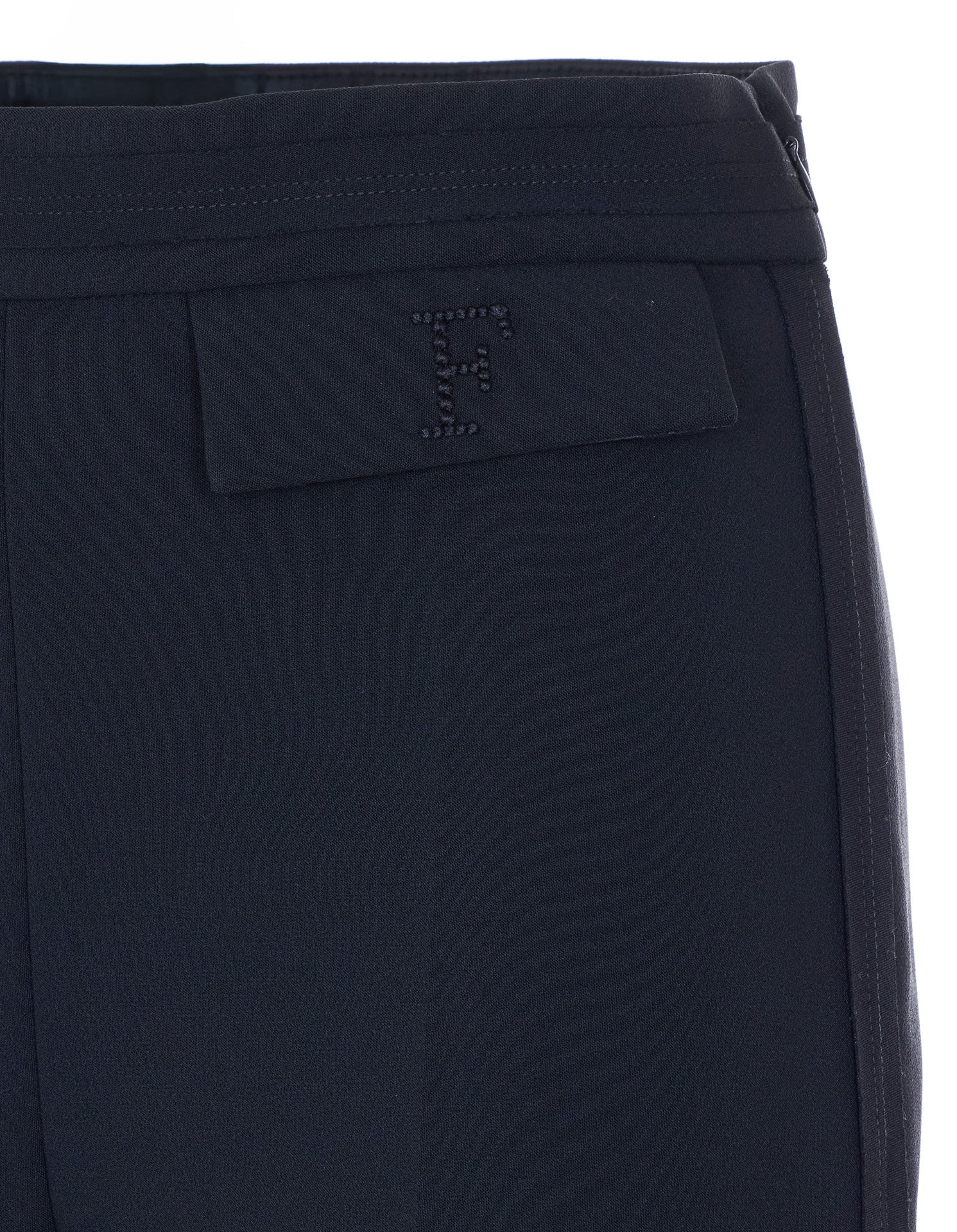 Elisabetta Franchi Trousers Black Polyester