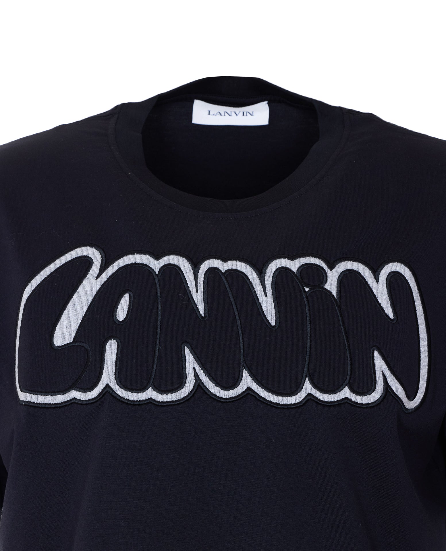 Lanvin T-shirts and Polos Black Cotton