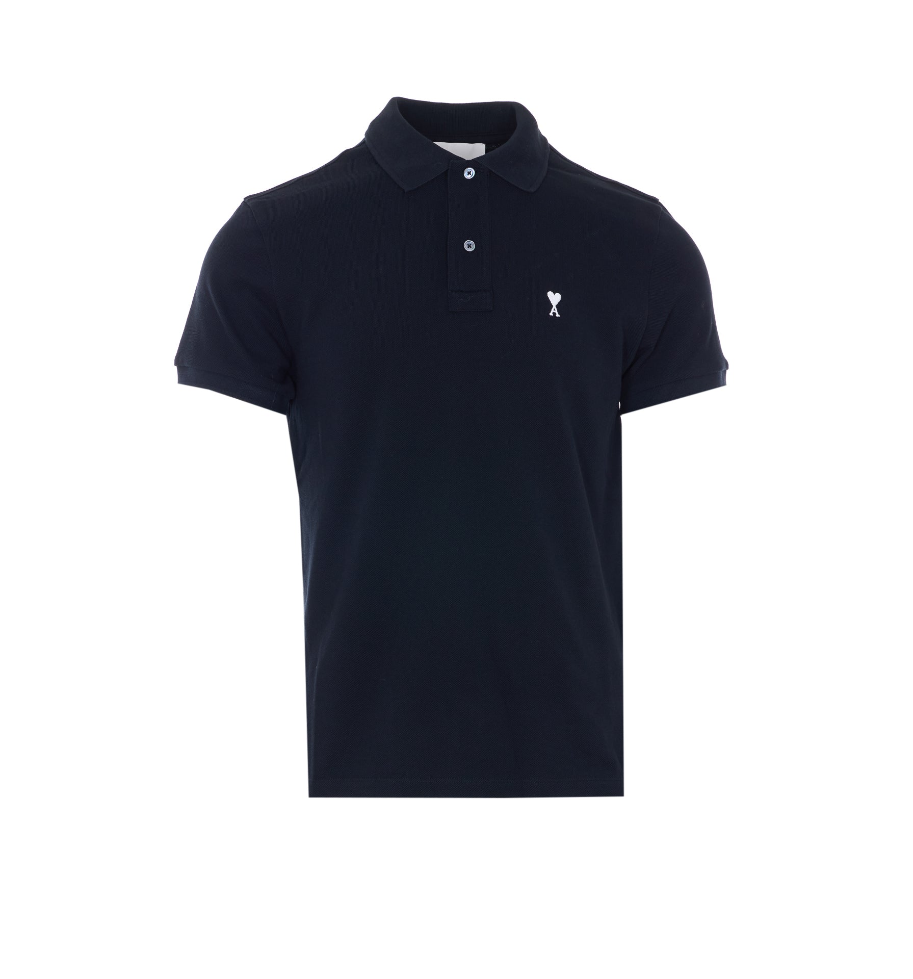 Ami Alexandre Matiussi T-Shirts And Polos Black Cotton