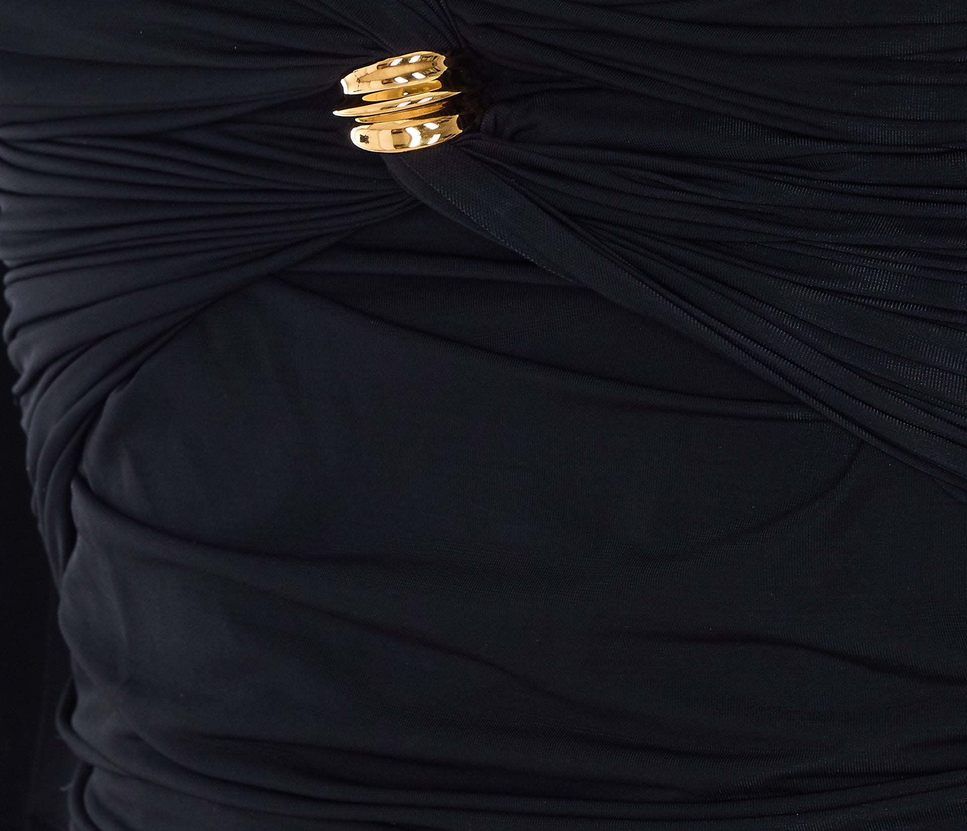 Elisabetta Franchi Top Black Viscose