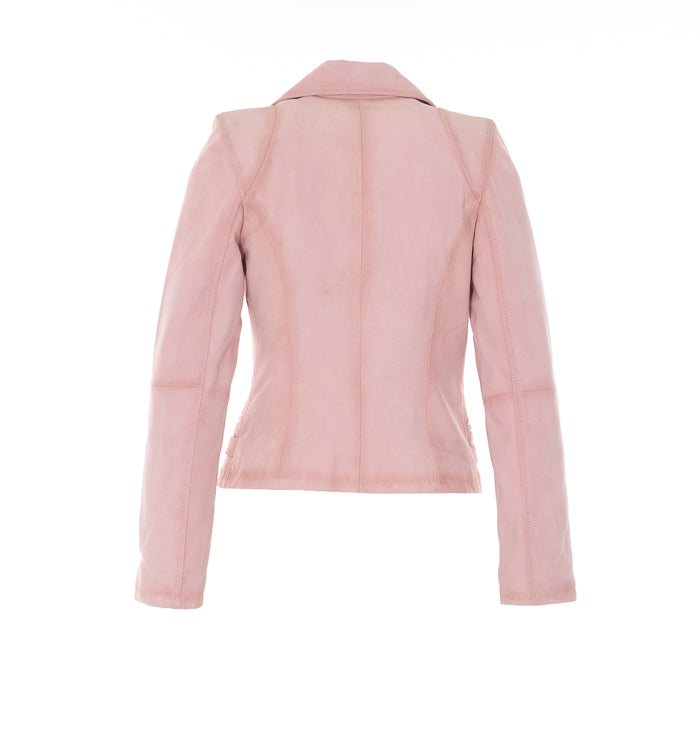 Bully Jackets Pink Genuine Leather