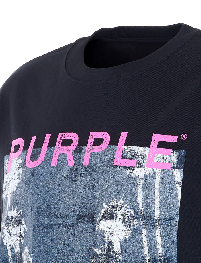 Purple Brand T-shirts and Polos Black Cotton