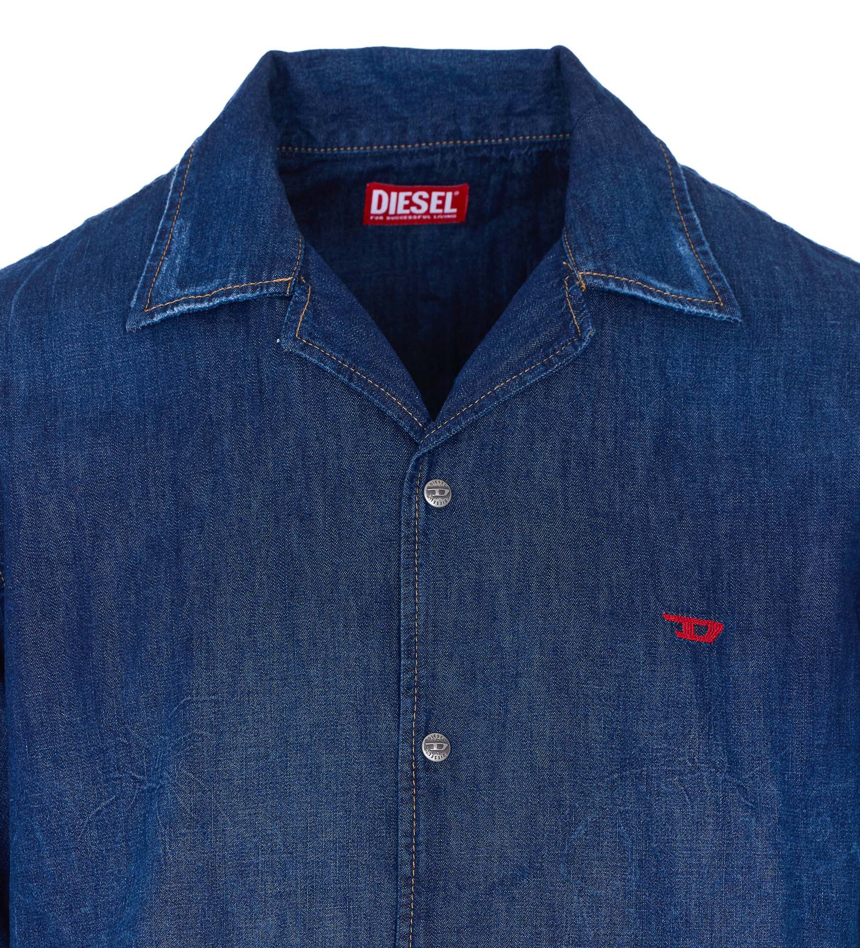 Diesel Shirts Blue Cotton