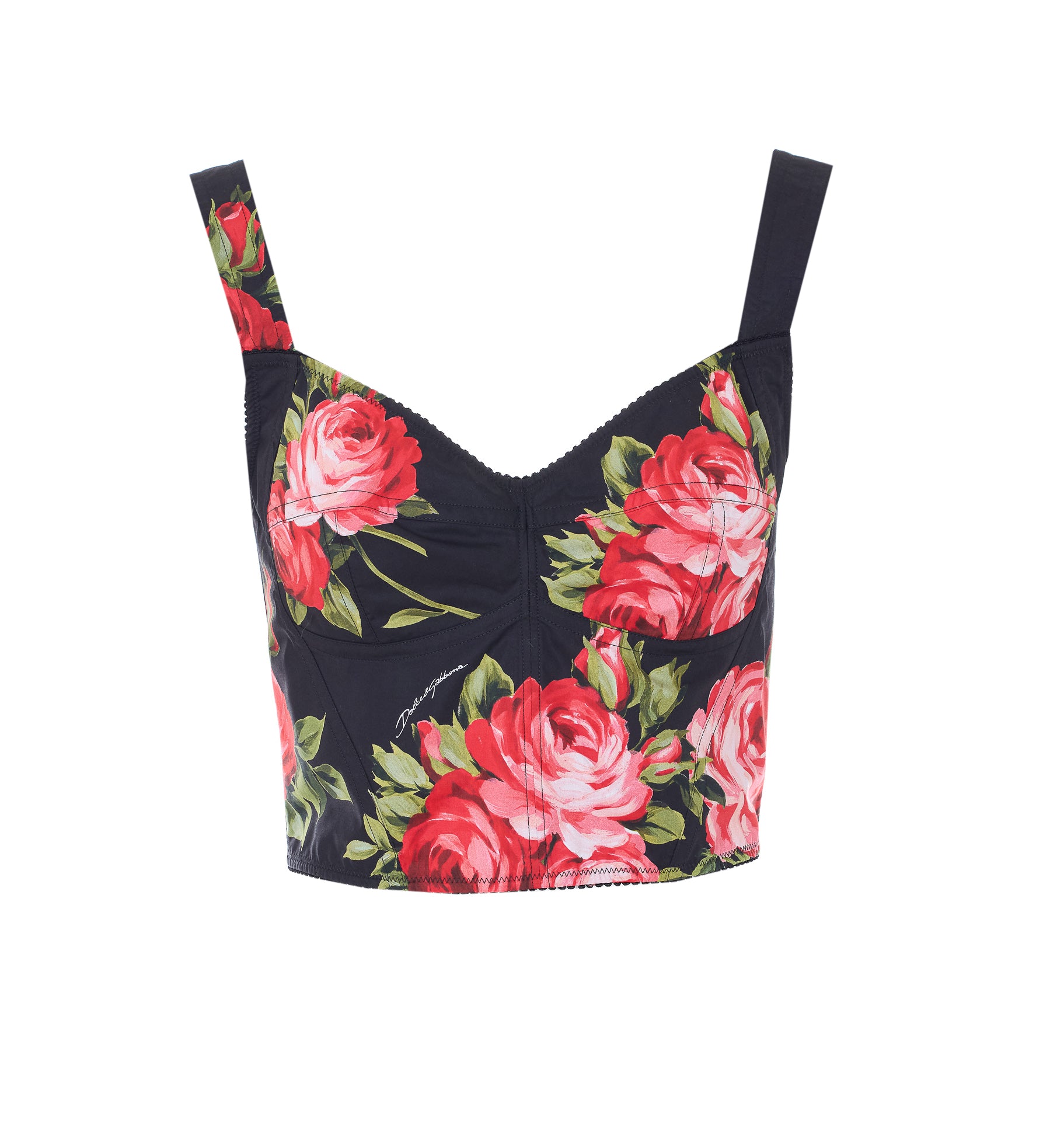 Dolce & Gabbana Top Black Cotton