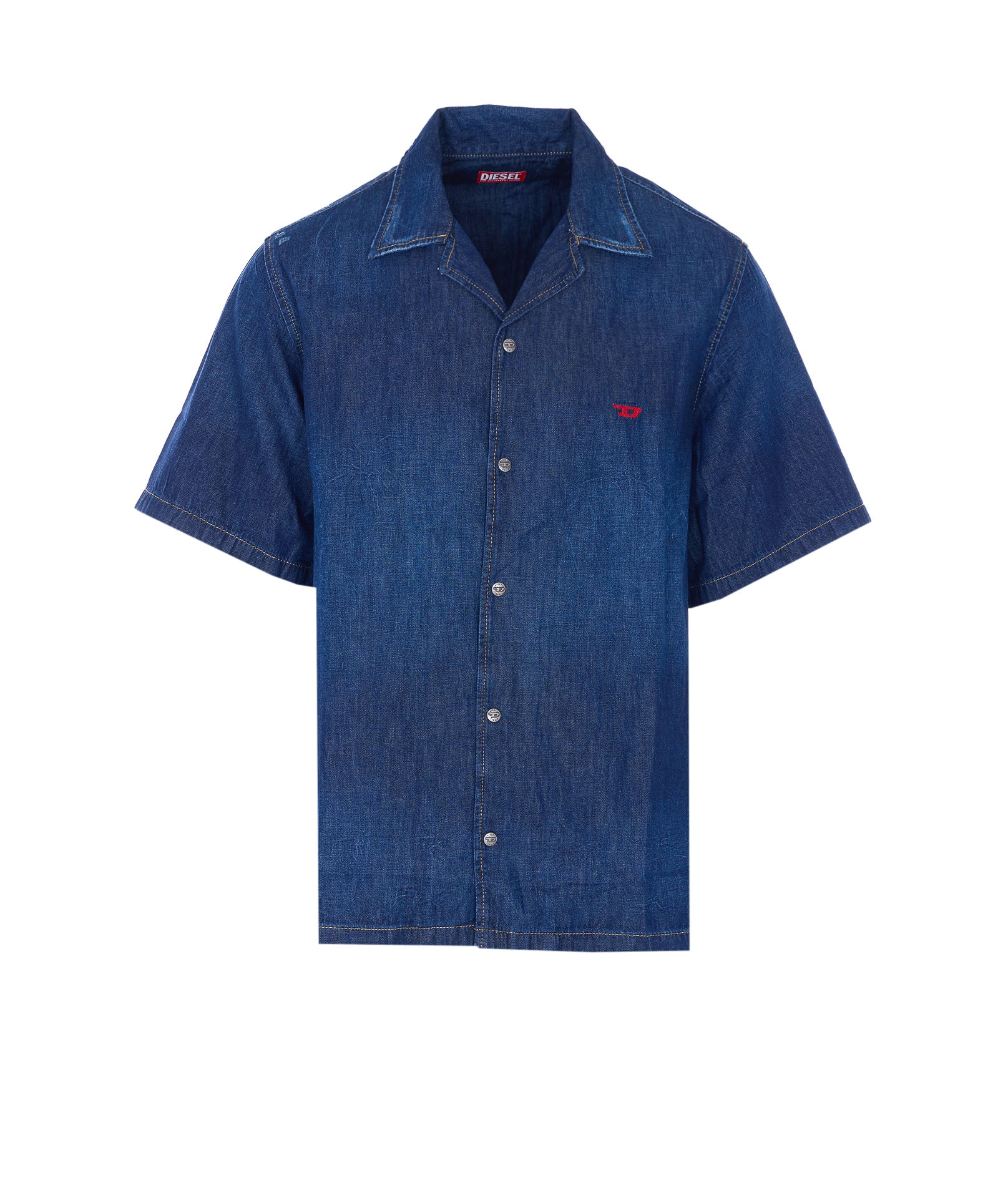 Diesel Shirts Blue Cotton