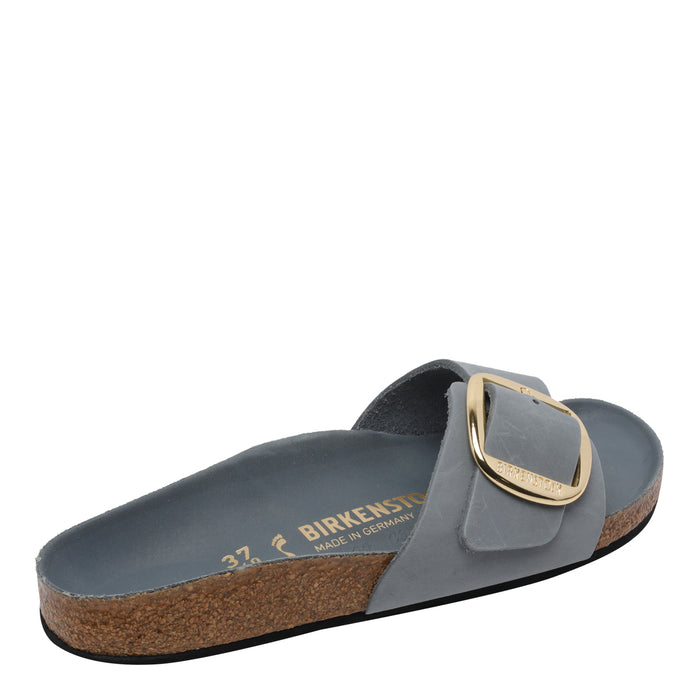 Birkenstock Sandals Grey Calf Leather/rubber Sole