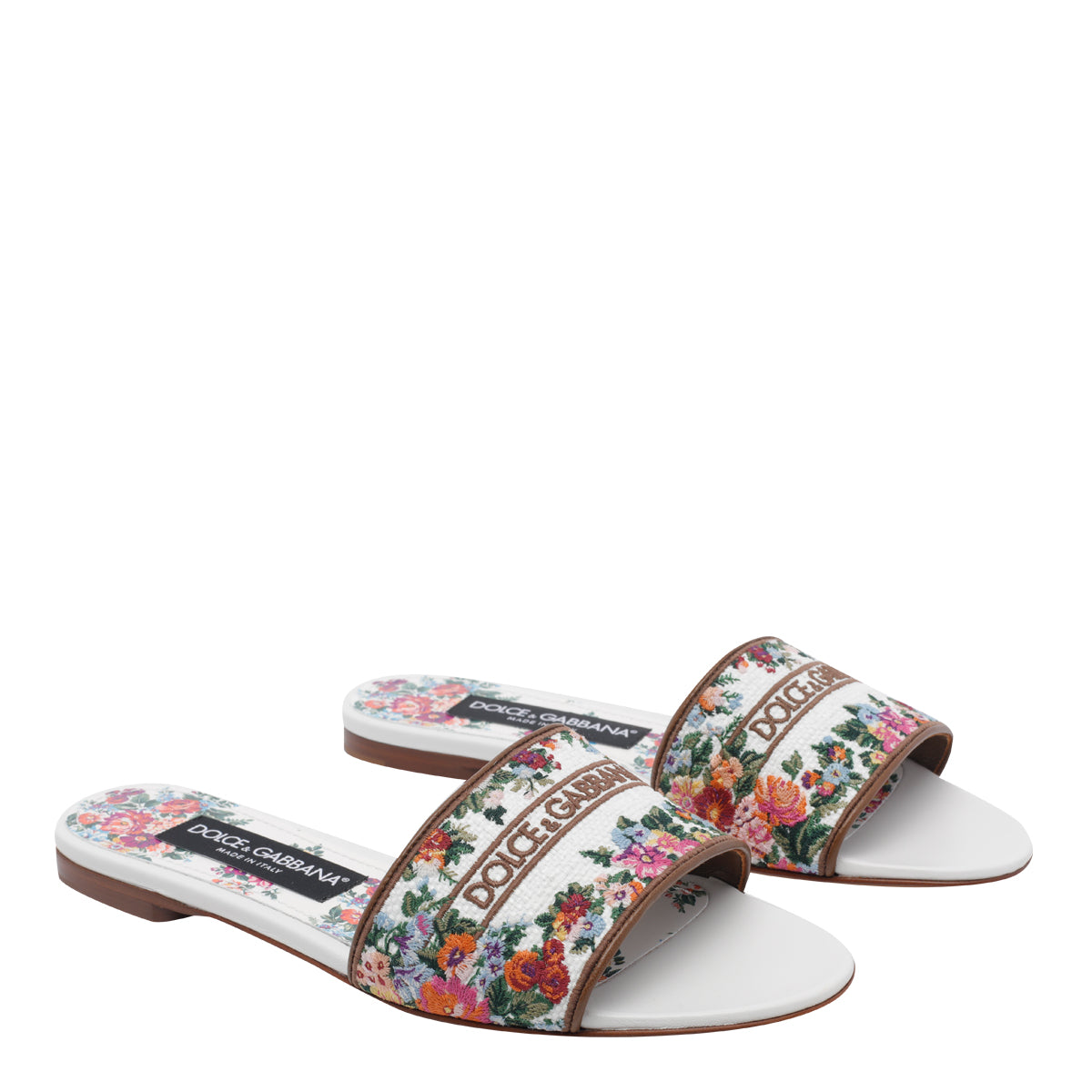 Dolce & Gabbana Sandals White Fabric