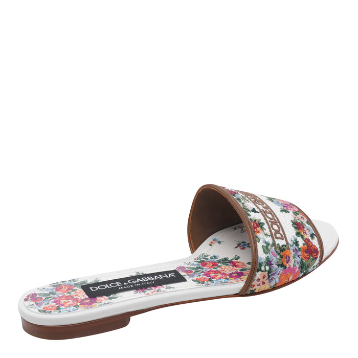Dolce & Gabbana Sandals White Fabric