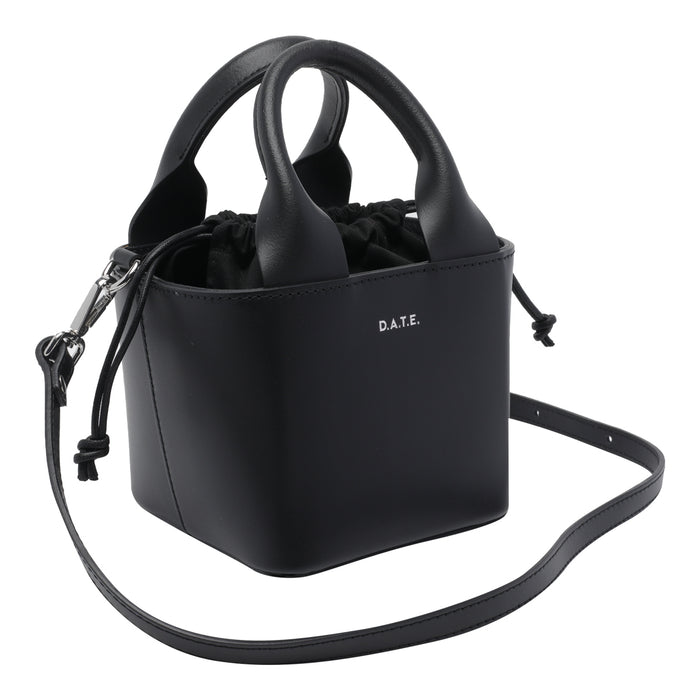 D.A.T.E. Bags Black Calf Leather