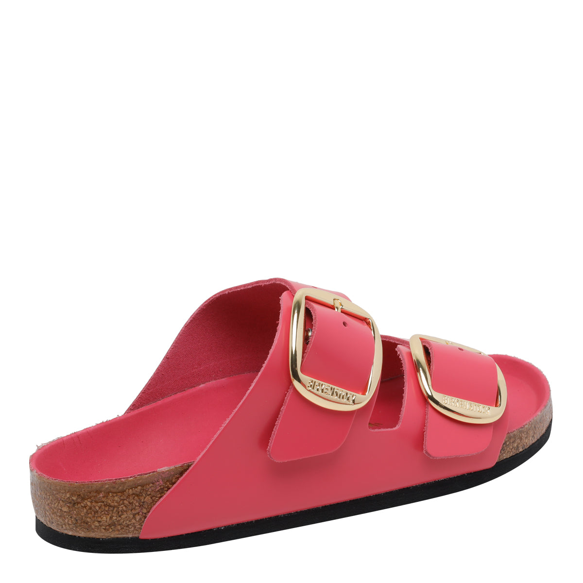 Birkenstock Sandals Fuchsia Leather / Rubber Sole