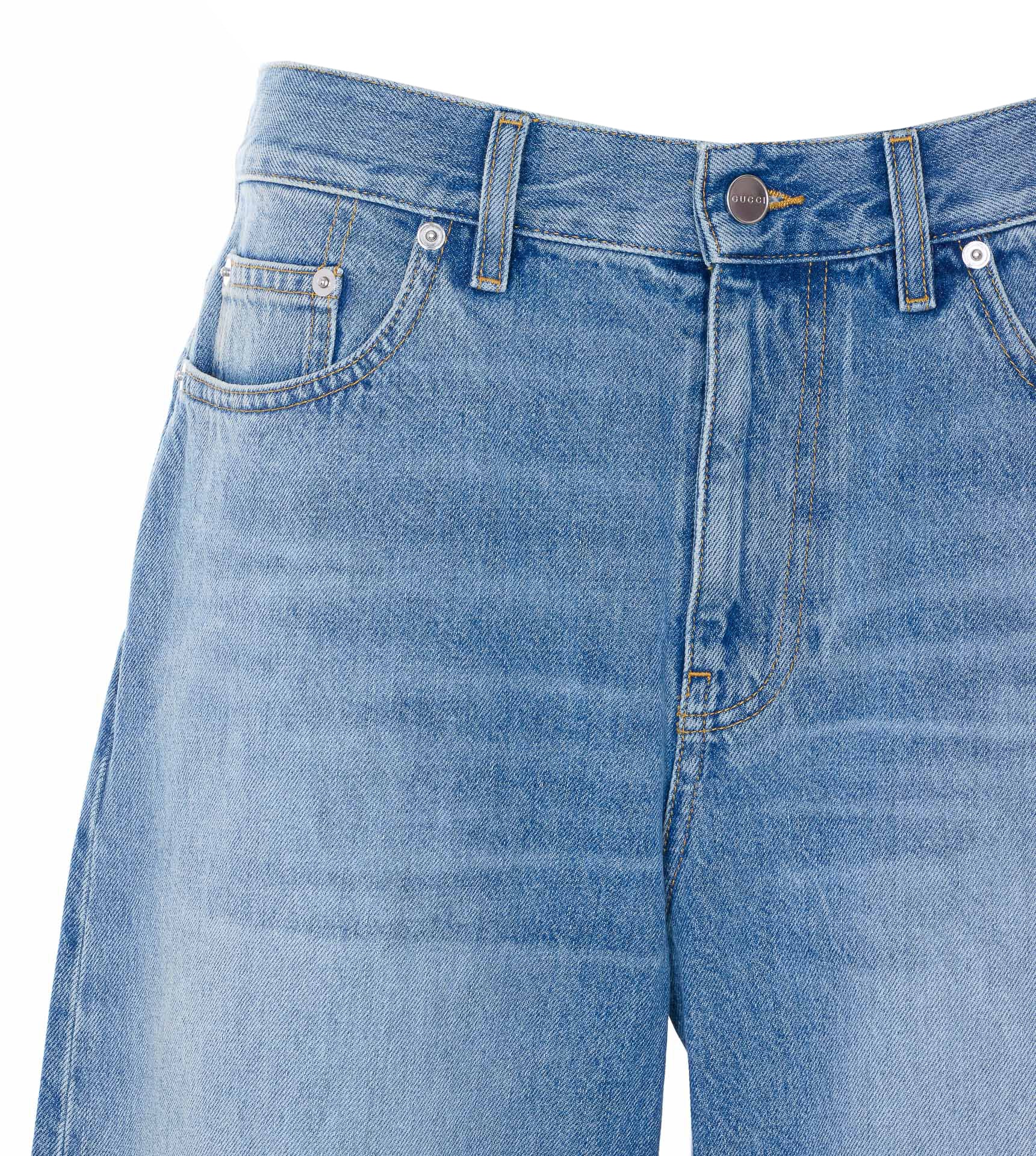 Gucci Trousers Blue Cotton