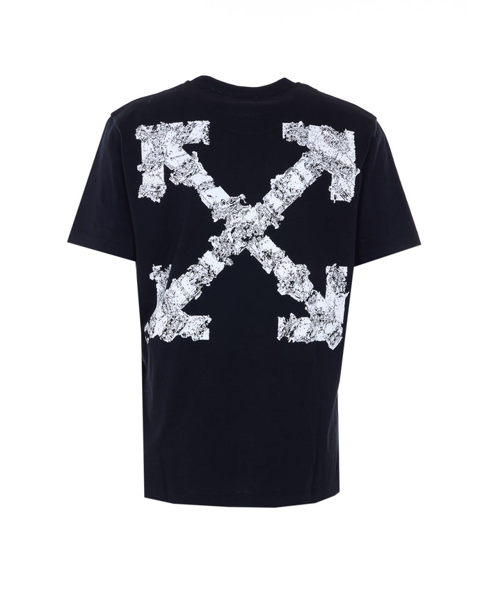 Off White T-Shirts And Polos Black Cotton