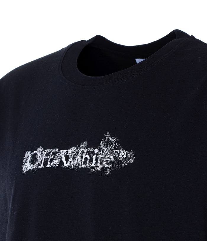 Off White T-Shirts And Polos Black Cotton