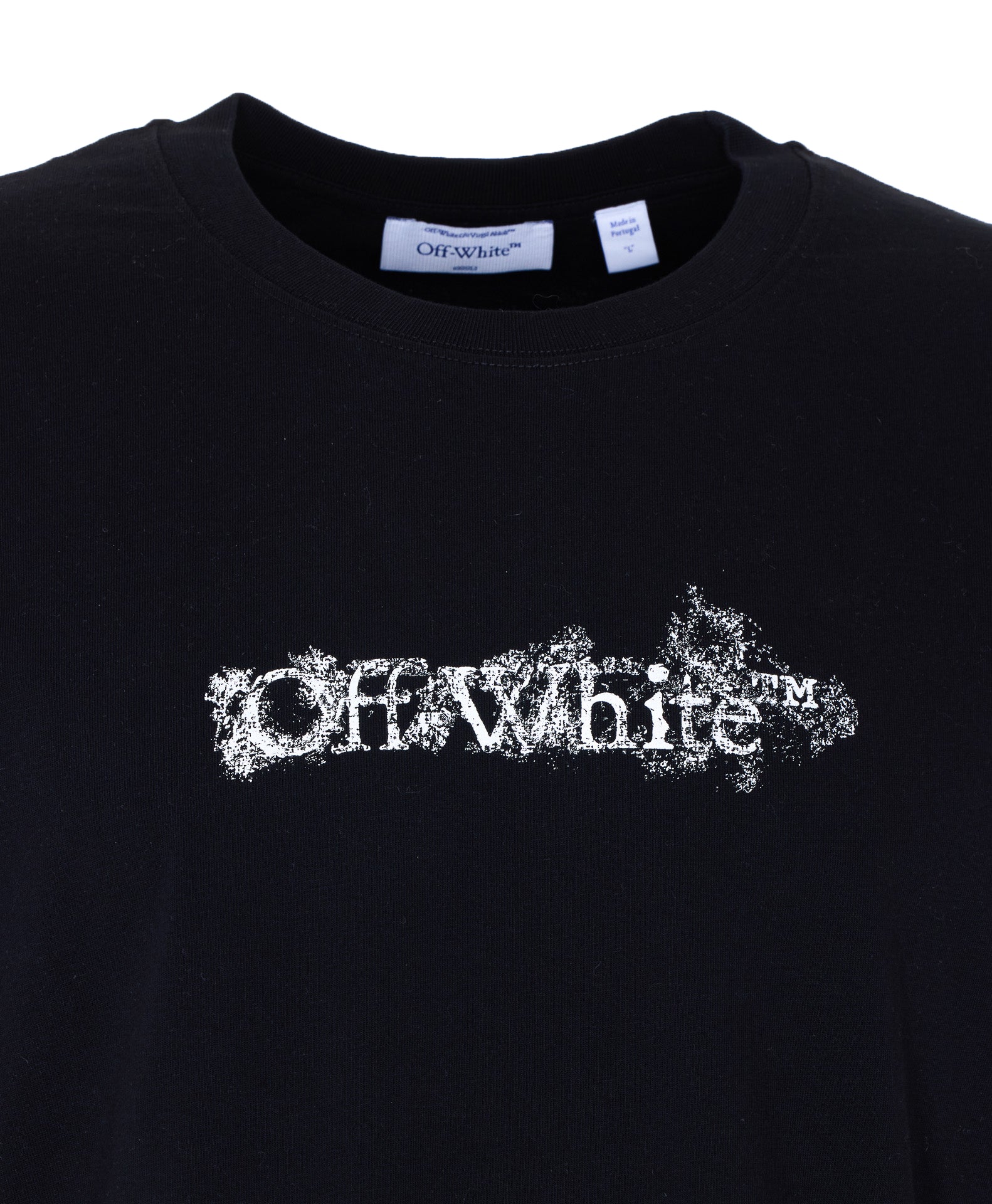 Off White T-Shirts And Polos Black Cotton