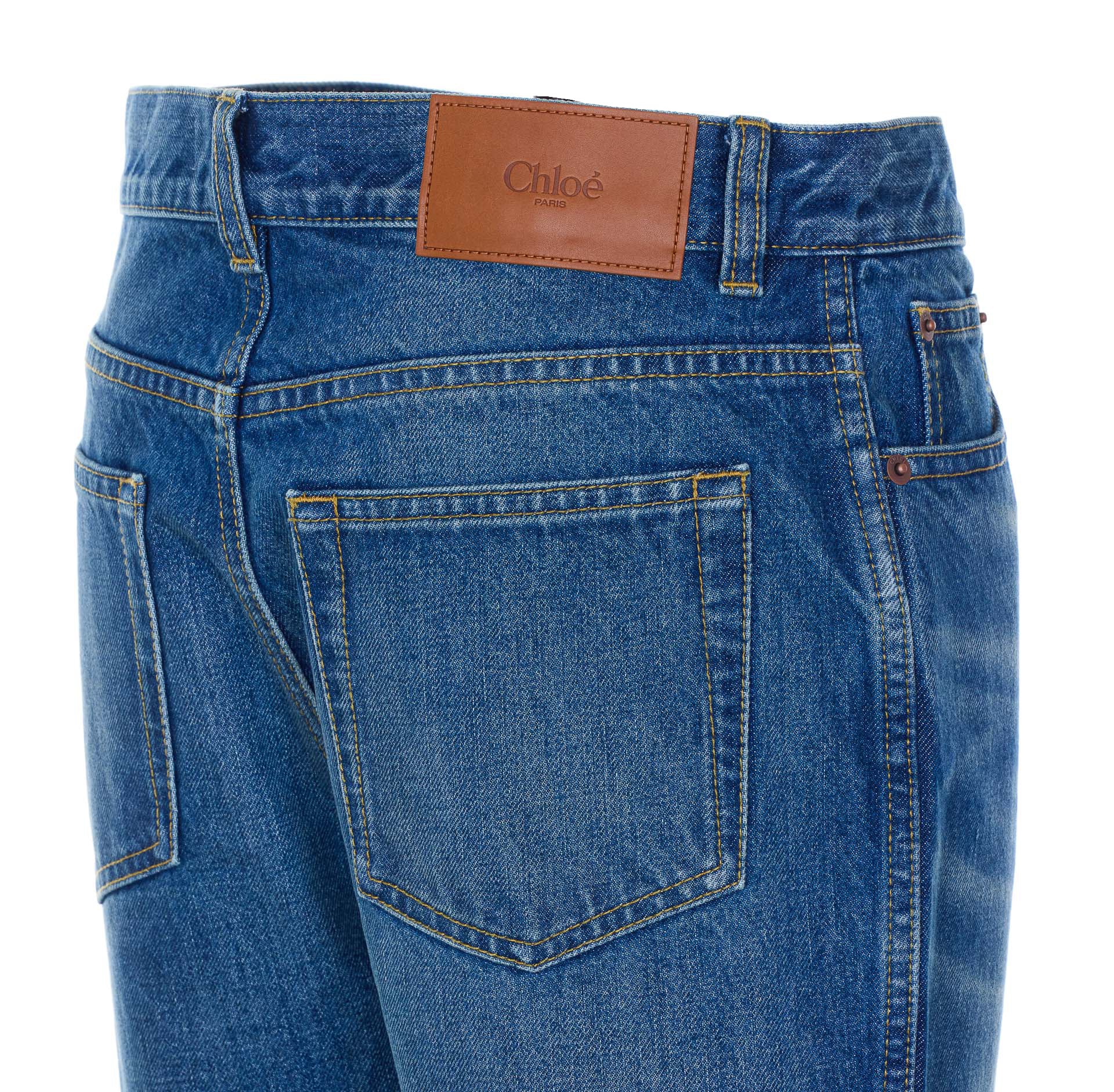 Chloè Jeans Blue Cotton